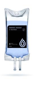 infusion bag named energy boost linking toward the service page